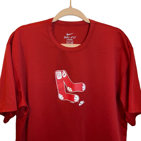 Nike Other - Nike Dri-Fit Red Sox Short Sleeve Shirt Size Large Men’s